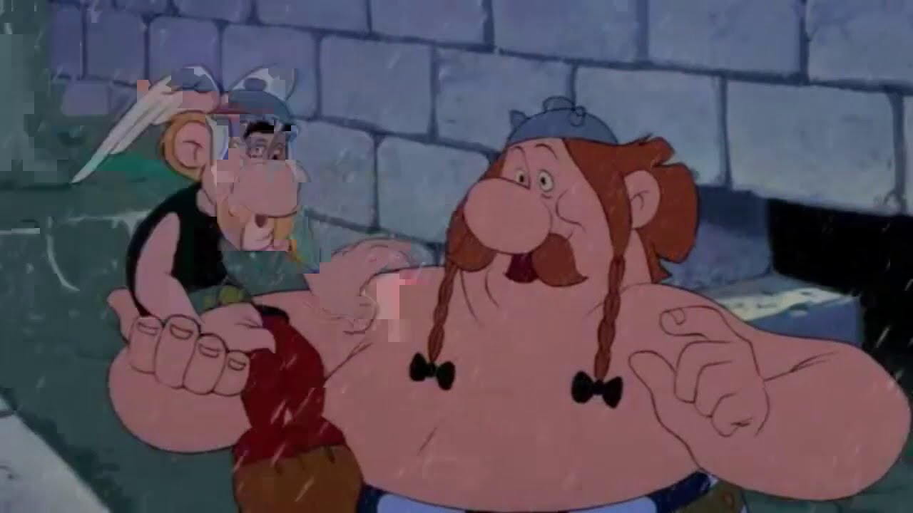Obelix saved Asterix