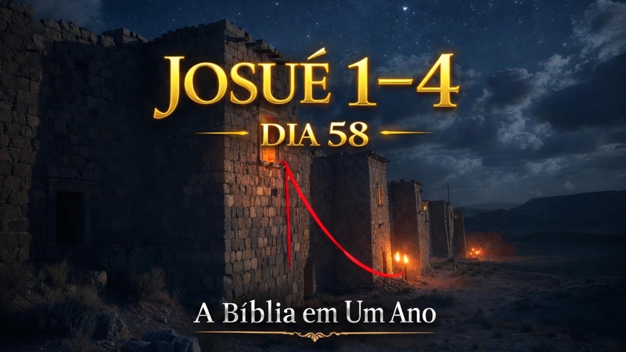 Raabe, o Jordão e a entrada na Terra Prometida  Josué 1 4  Bíblia em Um Ano Dia 58
