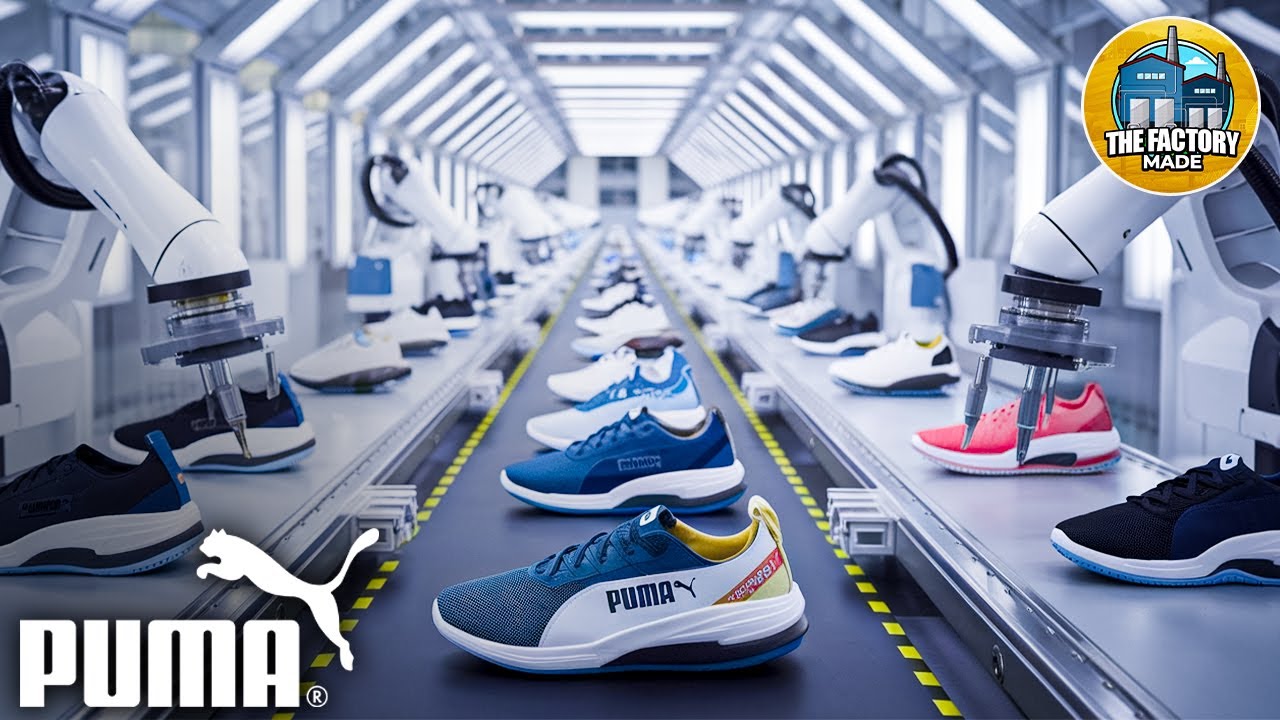 How PUMA Shoes are made in the factory || Why Puma Shoes are so popular?