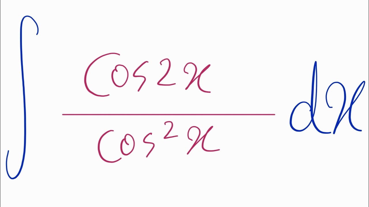 Integrating Using Trigonometric Identities- EX 11C Q2( c&d) - A-Level Maths Pure 2 #alevelmaths 