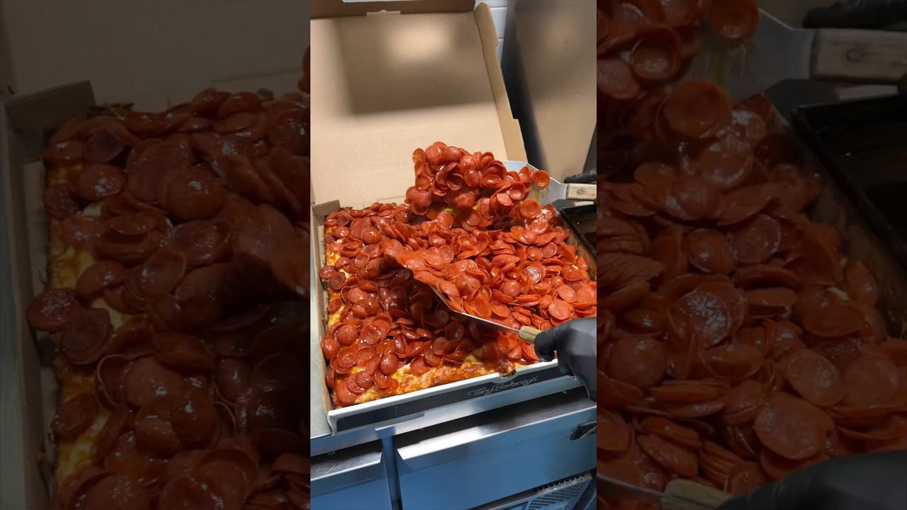 Part 1 of 2: You&rsquo;ll never believe the amount of pepperoni they put on our pizza. #DEVOURPOWER