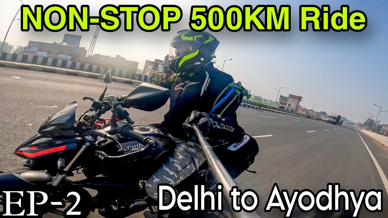 Delhi to Lucknow 500+ KM Non Stop Solo Ride on My Hero Xtreme 125R || Delhi to Ayodhya EP2