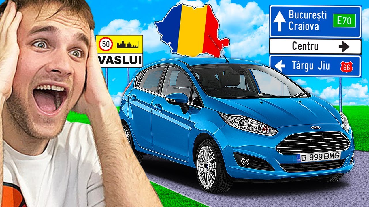 MERG cu FORD FIESTA prin ROMANIA! - Euro Truck Simulator 2