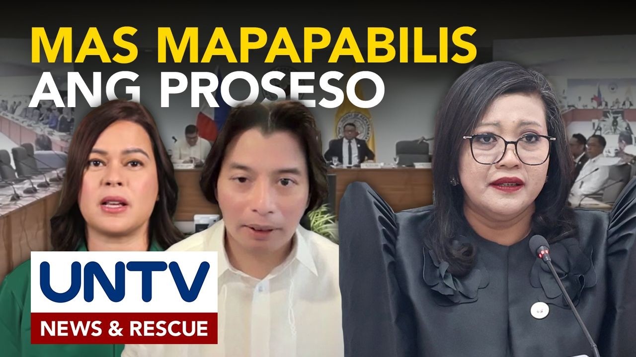 Proseso ng impeachment, mas mapapabilis kung hindi dadalo si VP Sara