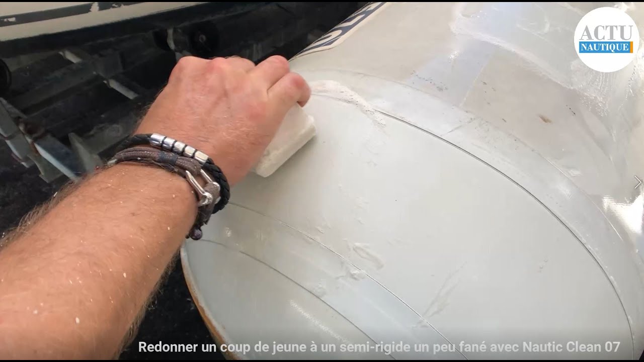 Redonner un coup de jeune à un semi-rigide un peu fané en 2 minutes chrono !