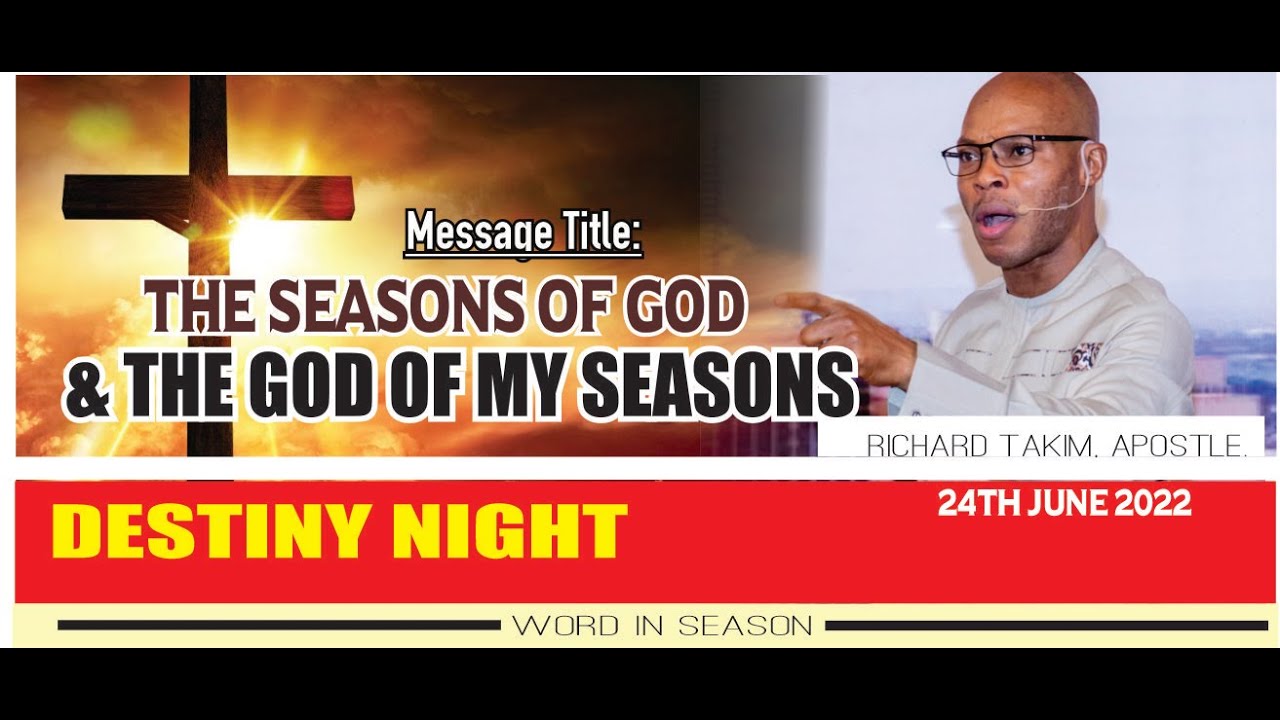 THE SEASONS OF GOD & THE GOD OF MY SEASONS - Destiny Night - COTSM, Global-24/06/2022 - MCTV GLOBAL