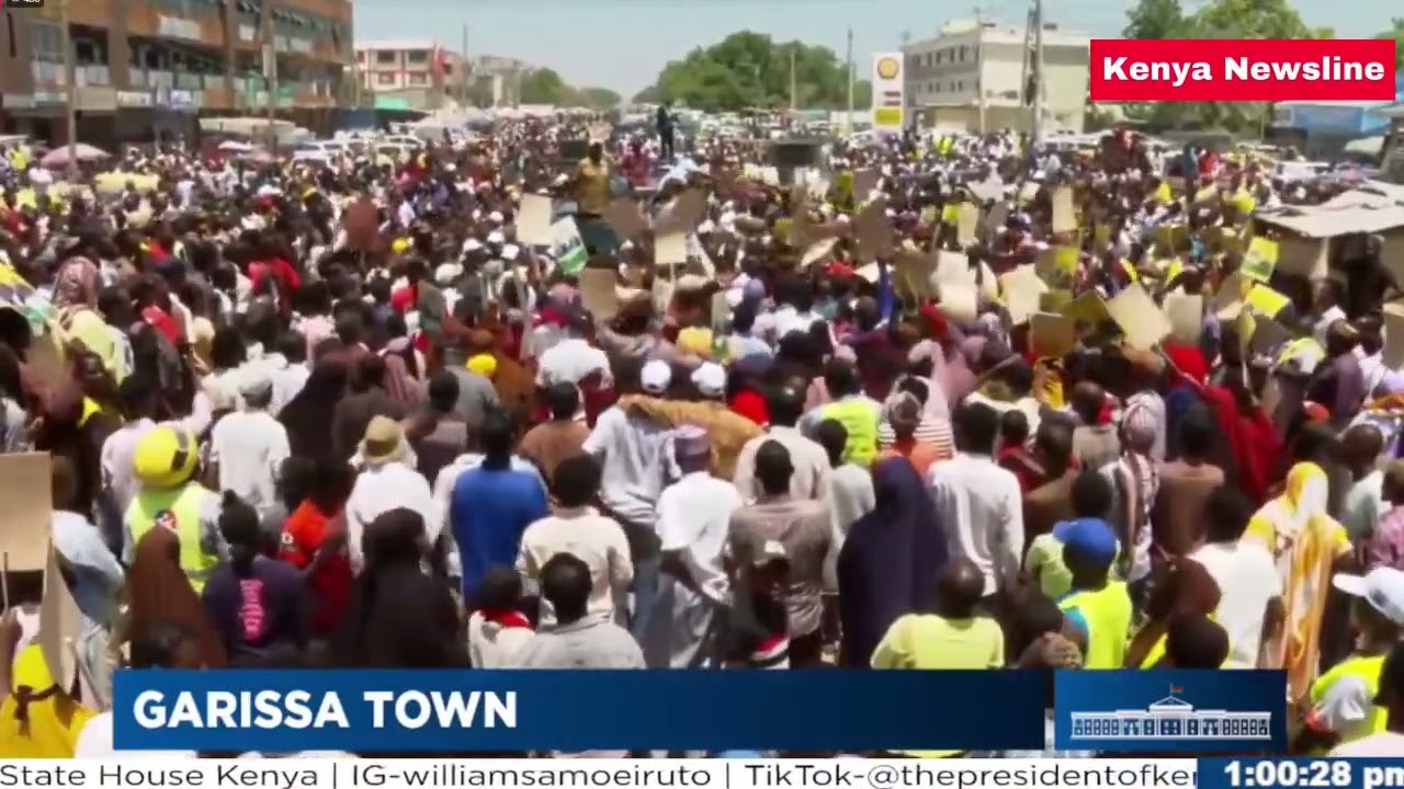 KUENI NA HESHIMA RAIS AKO HAPA! Crazy as Duale pointman rejected BADLY Infront of Ruto in Garissa