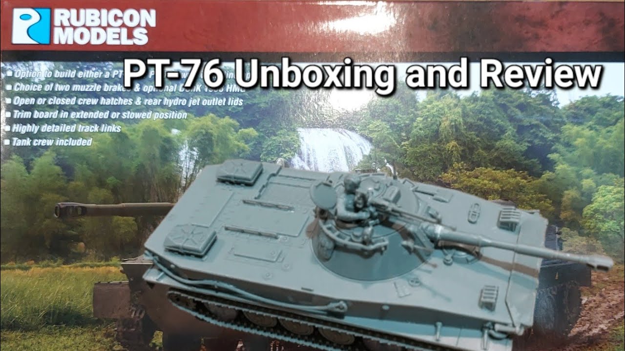 Rubicon Models 1/56 PT-76 - Review and Unboxing