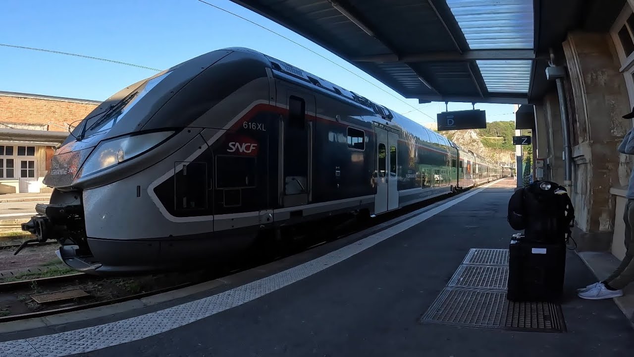 [4K ASMR] Cherbourg To Paris Full Train Journey In France 🇫🇷