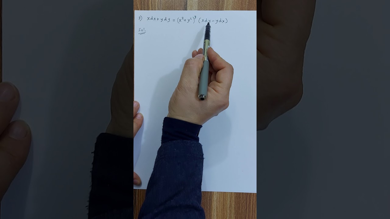 المعادلات التفاضلية الإعتيادية/ تكملة المحاضرة 8 / عامل التكامل 6