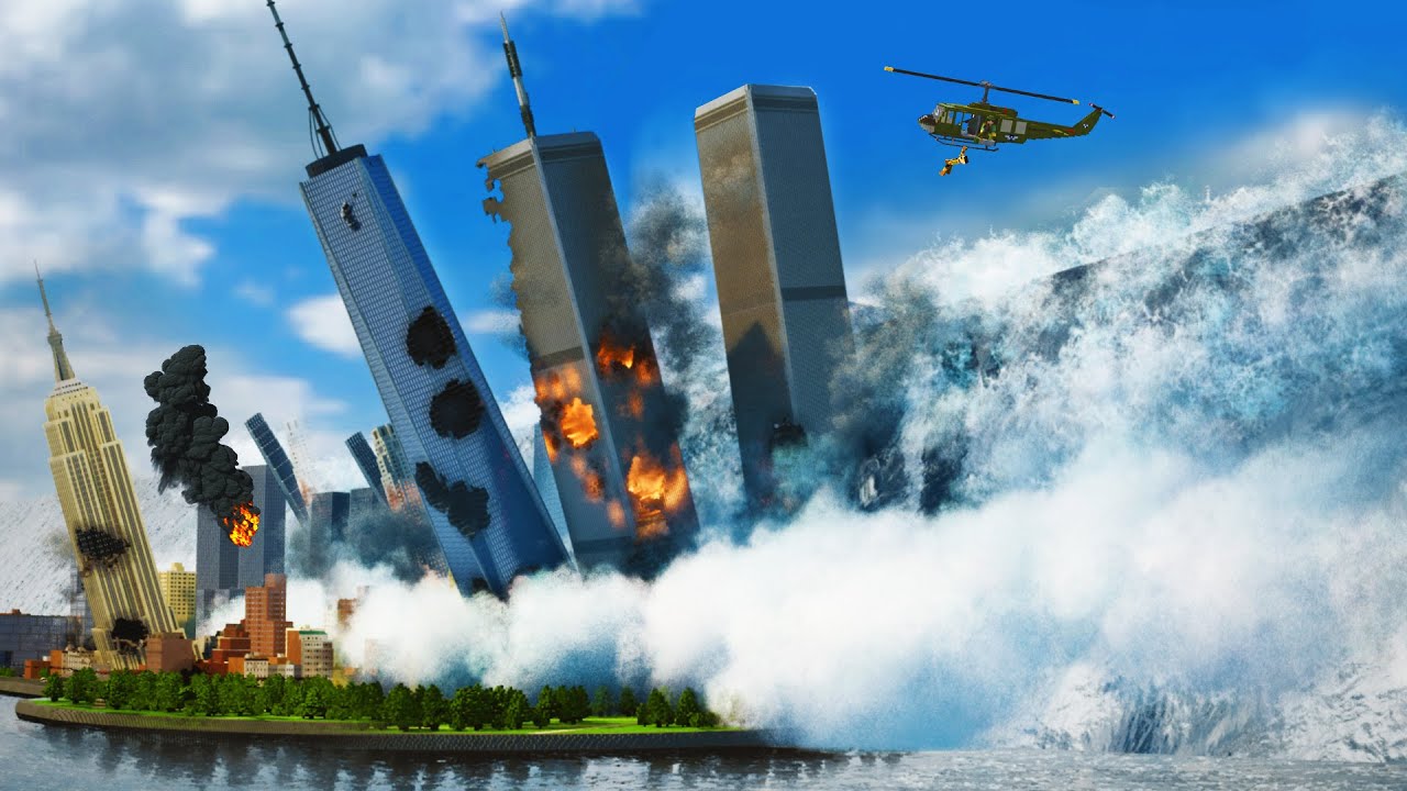 Realistic Tsunami Destruction 😱 Teardown