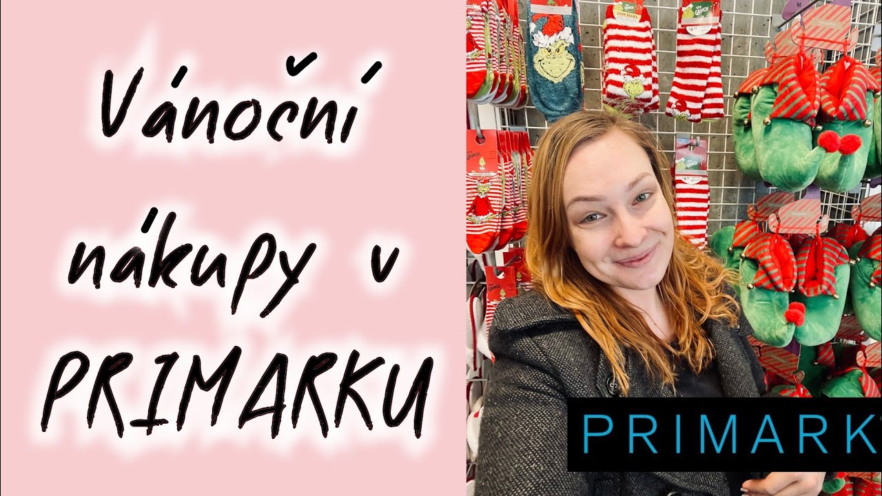 Vánoční PRIMARK! Pojďte se mnou NAKUPOVAT oblečení, dárky, hračky!!!