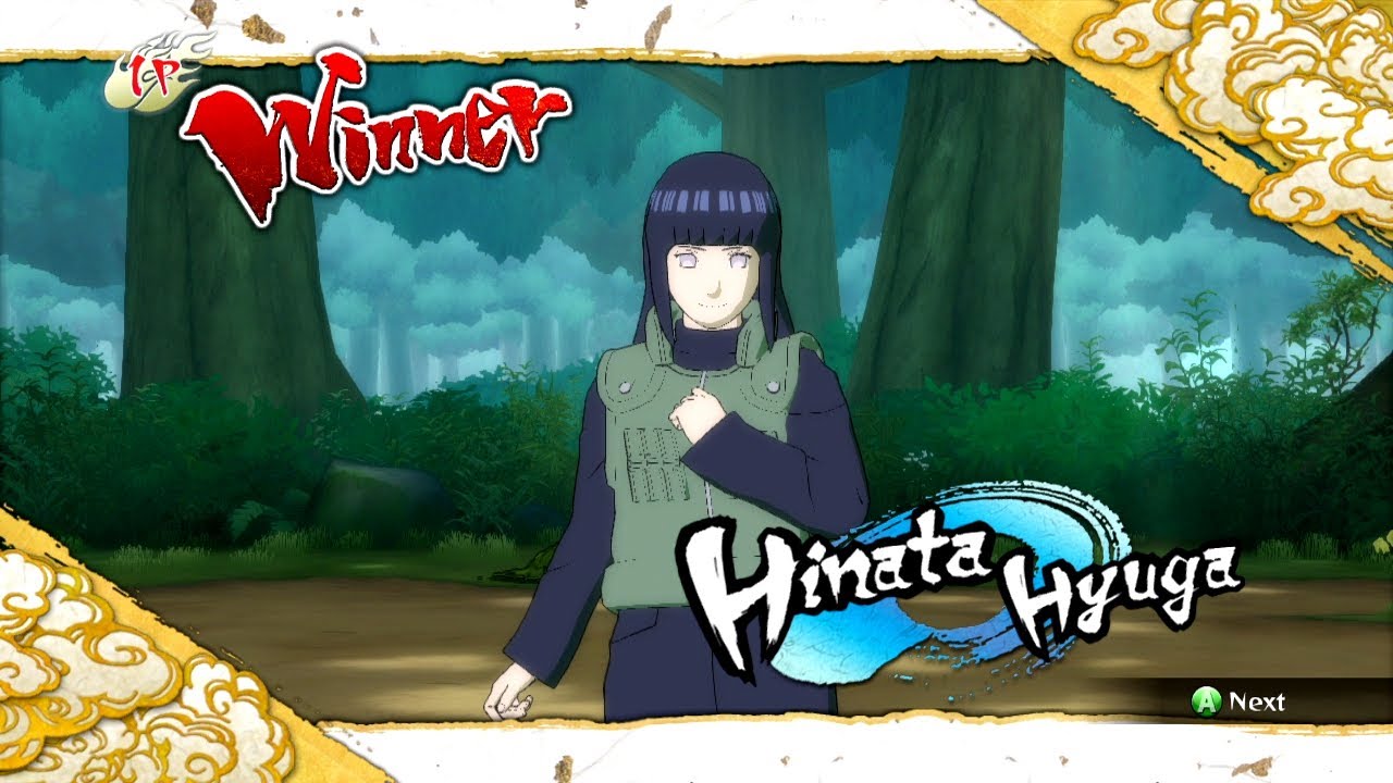 Naruto Ultimate Ninja Storm 3 Hinata Hyuga Complete Moveset with Command List