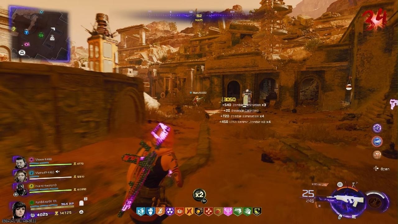 Grinding W/T M35 ISR Immortal P.a.p. 3 on (Bo7) Mars