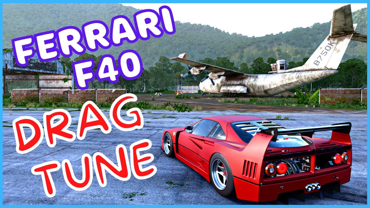 Fastest Ferrari F40 Competizone Tune 1200hp Forza Horizon 5 | FH5 Ferrari F40 Customization & Tune