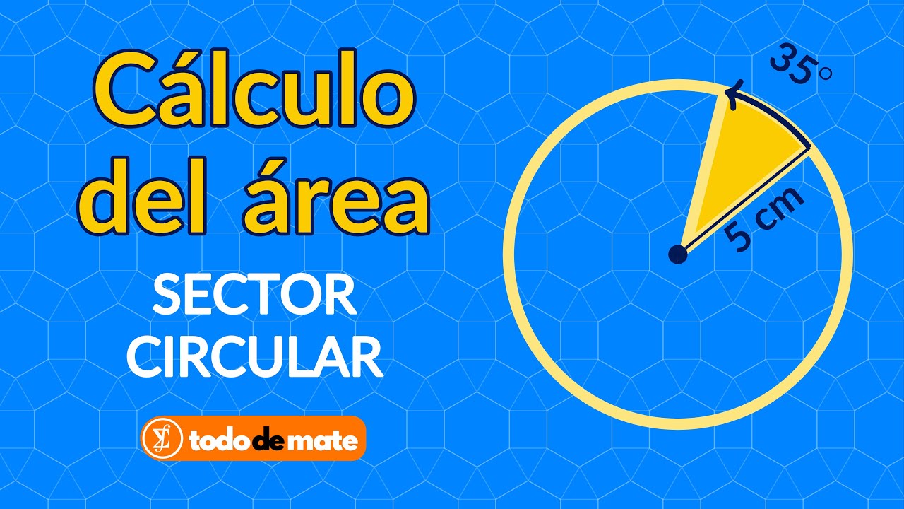 📐 ✏️ Sector circular | ¿Cómo se calcula el área? 😃