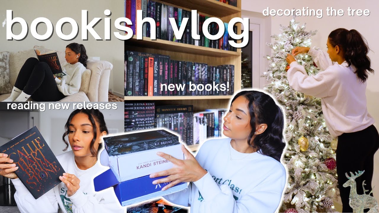 Уютная рождественская перезагрузка🎄🎀 чтение «Серы», украшение ёлки, открытие книжной почты
