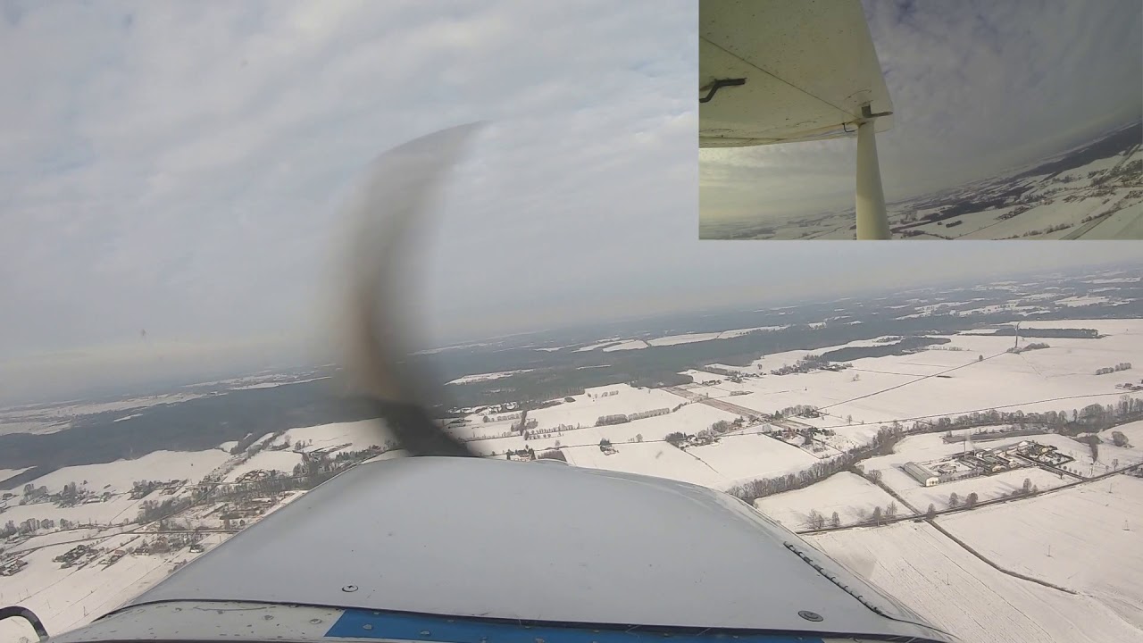 Zimowe latanie General Aviation / Cessna 150