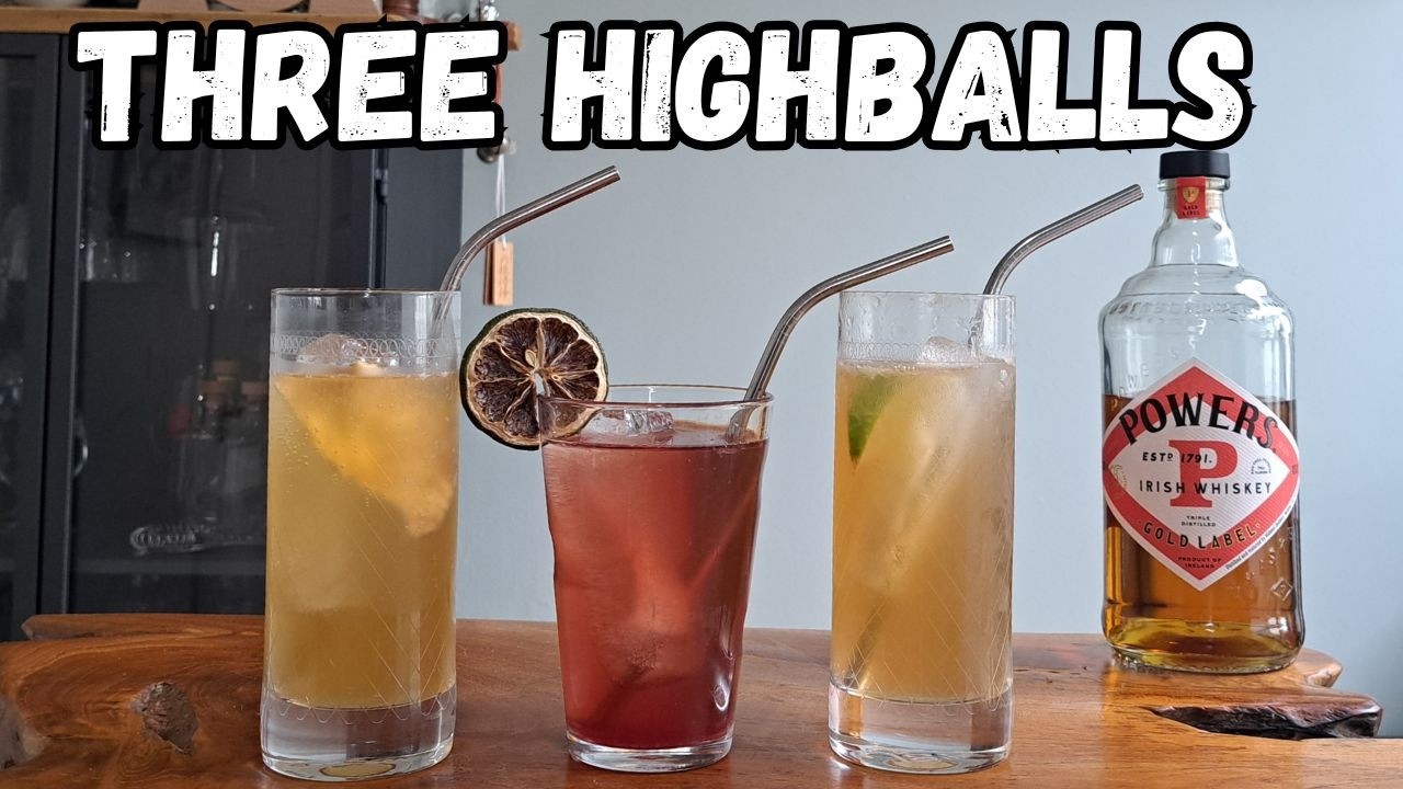 THREE Whiskey Highball Recipes || PERFECT FOR SUMMER!
