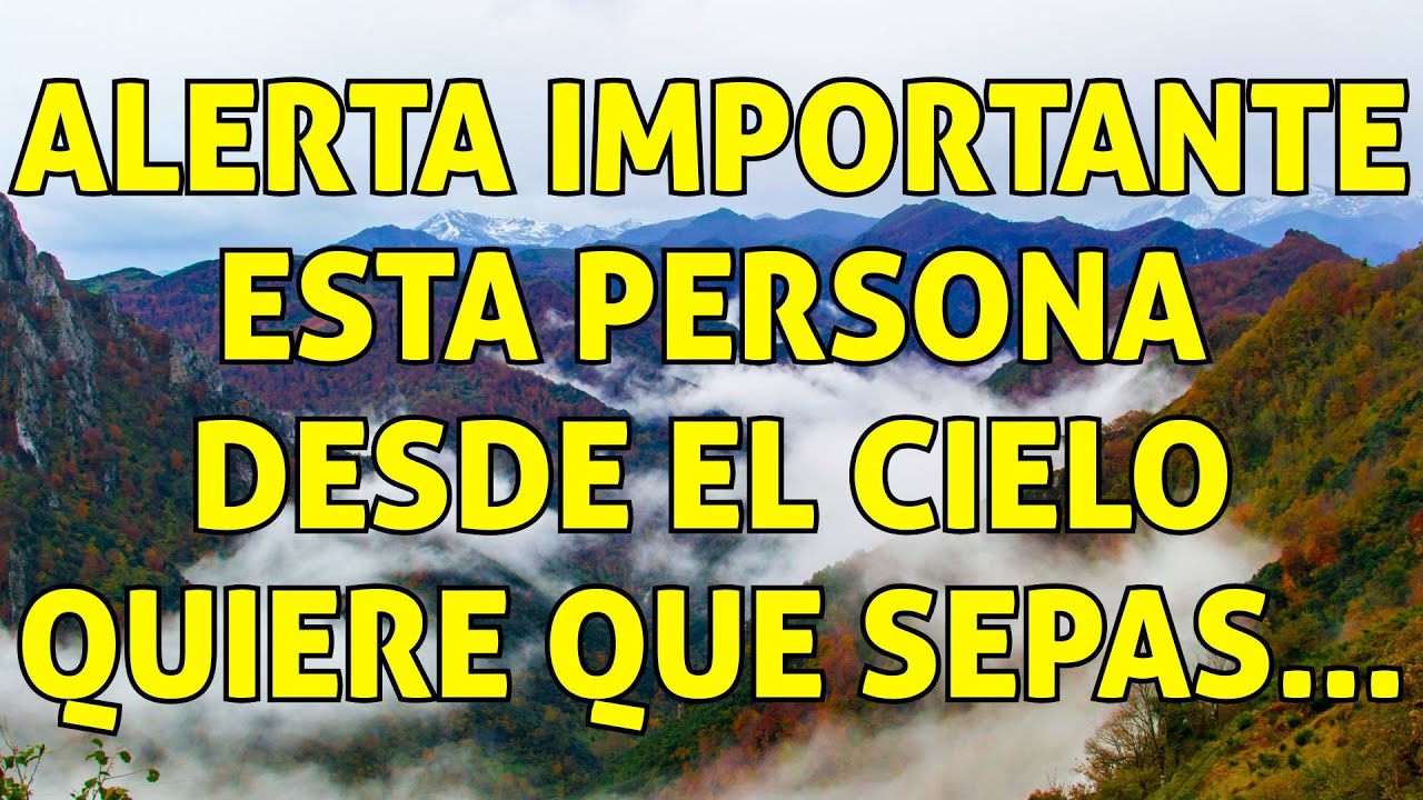 ¡Ten Mucho CUIDADO! Esta Persona Desde el Cielo Quiere ADVERTIRTE, Debes Moverte Antes de que...