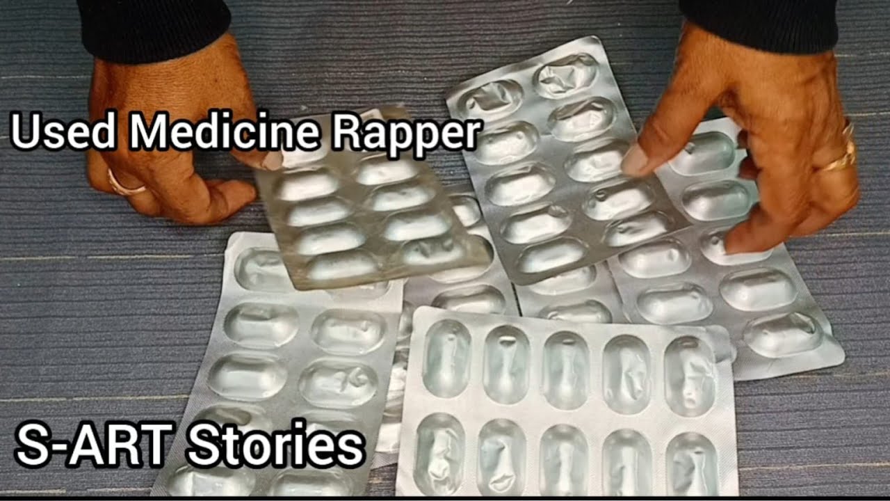 Best Out Of Waste Craft Idea Of Medicine wrapper l Diy Home Decor lRecycling craftidea