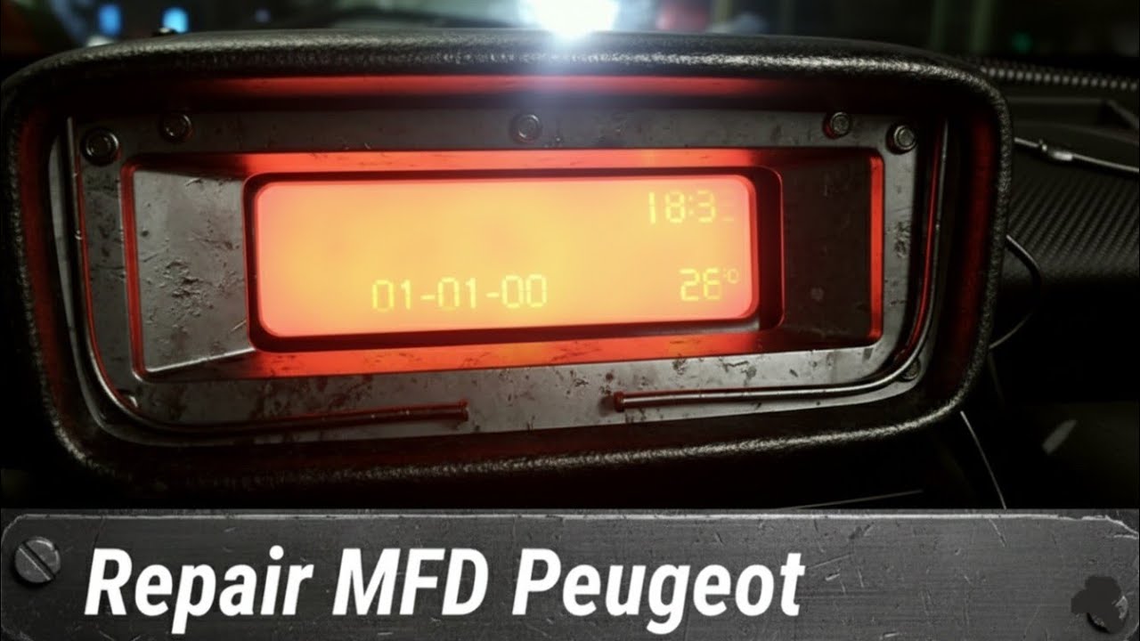 Repair MFD Peugeot