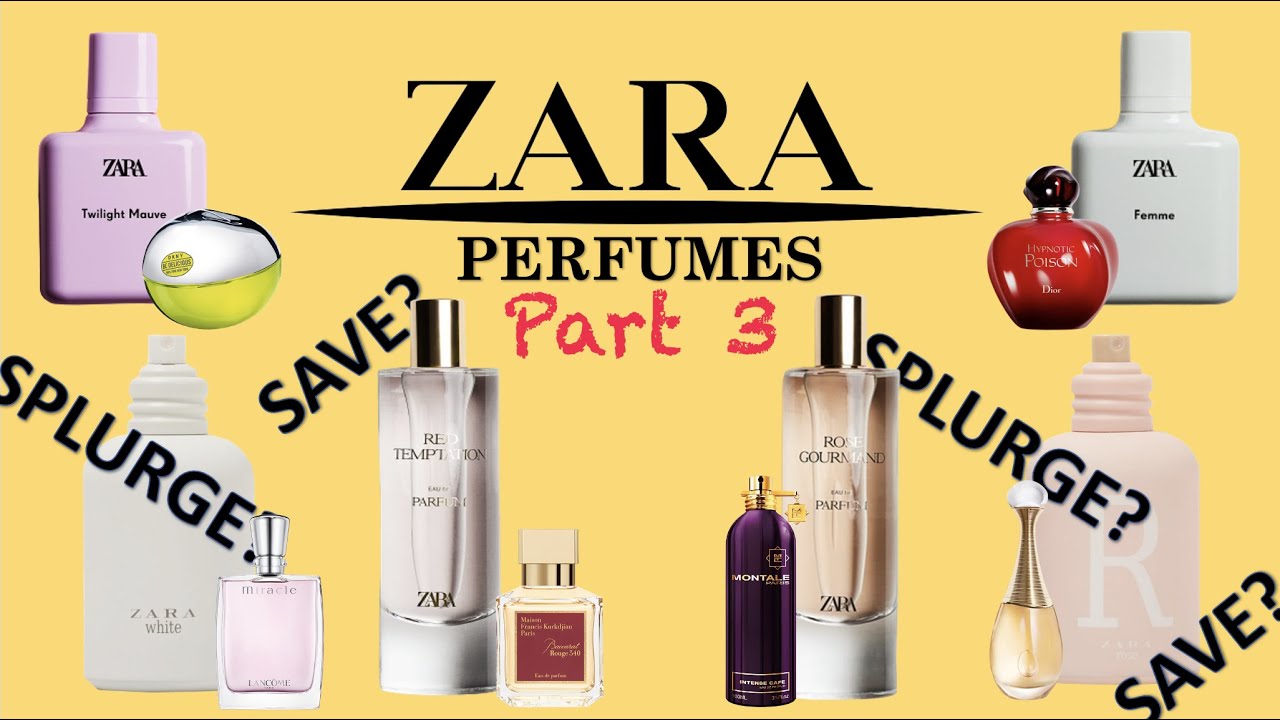 ZARA Perfumes PART 3 - Perfume DUPES | 💵  Affordable Alternatives to Popular Fragrances |Eau de Jane