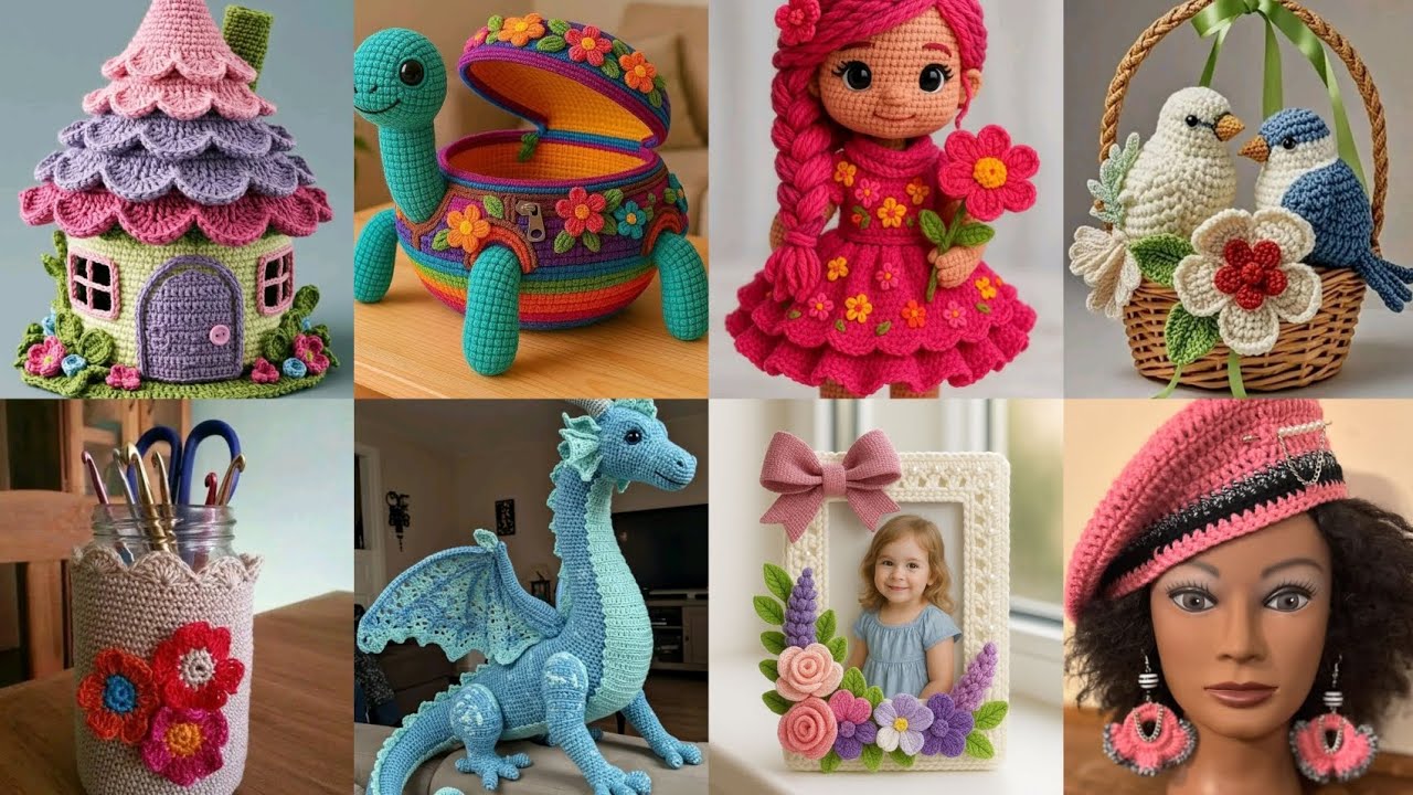 Most beautiful & attractive crochet handmade items and ideas design 2025