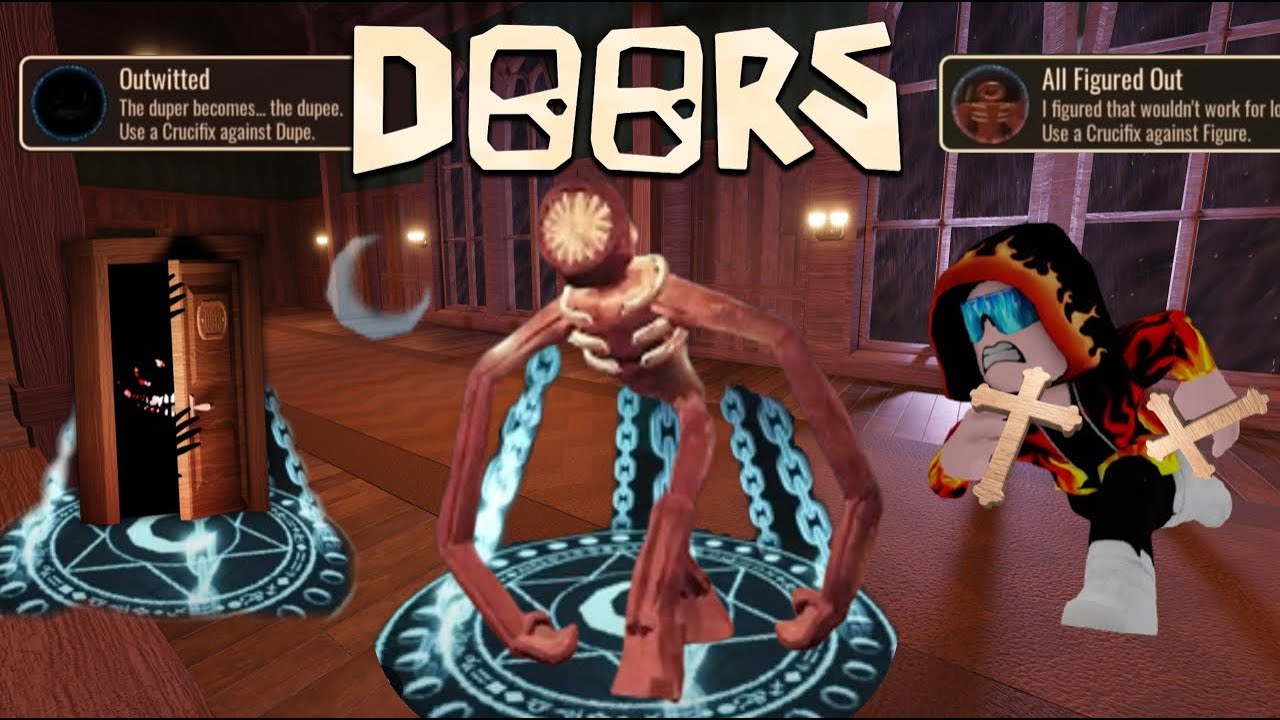I GOT THE LAST CRUCIFIX BADGES I NEEDED - Roblox DOORS Ep. 22