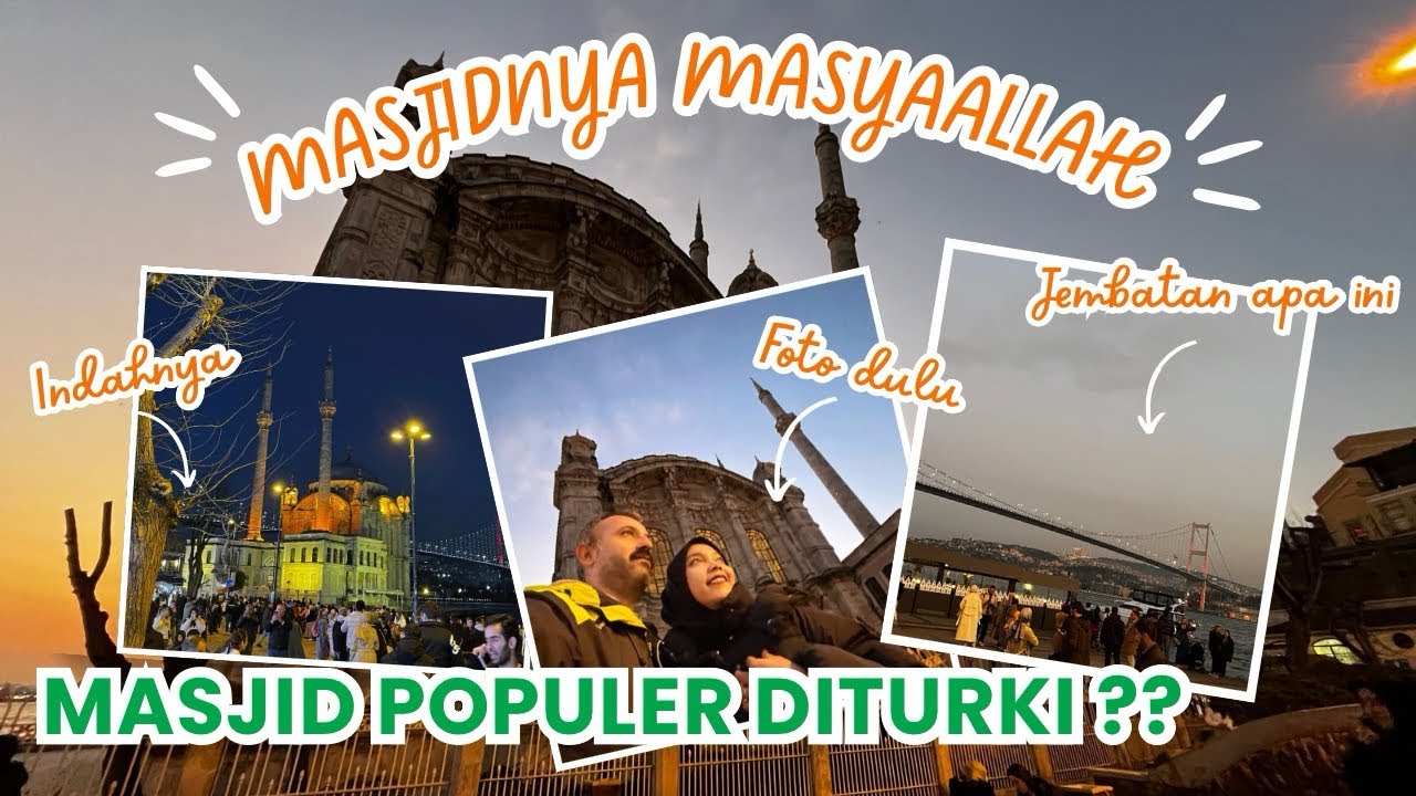 SUAMI TURKI NGAJAK PERGI DARI ASIA KE EROPA ?? DEMI LIHAT ASLINYA MASJID YANG POPULER DI MEDSOS