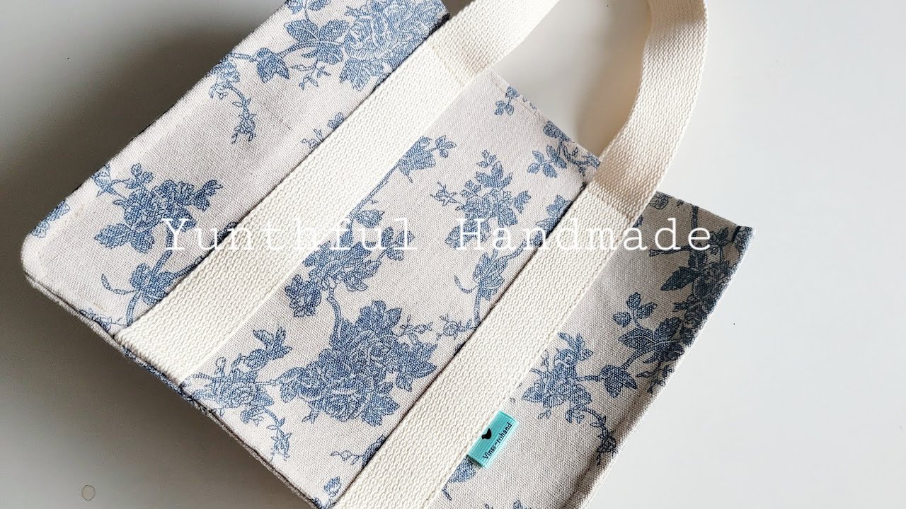DIY : 네모 토트백 만들기 : tote bag