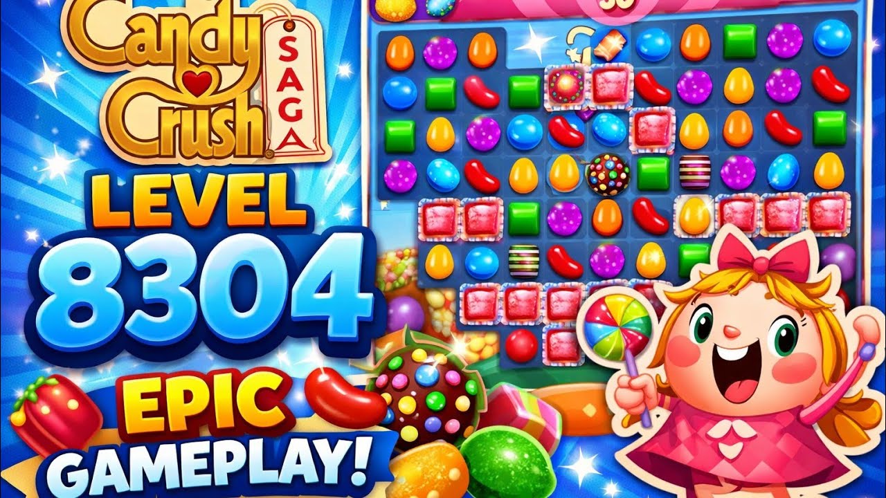 CANDY CRUSH HARD LEVEL 8304 #candycrushfriendssaga #trending #gaming #games