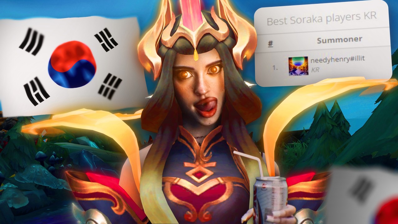 HEAL 💉 A LIL CRAZY 🤪I AM  RANK 🥇 1️⃣ KR 🇰🇷 SORAKA BY MISTAKE ❌