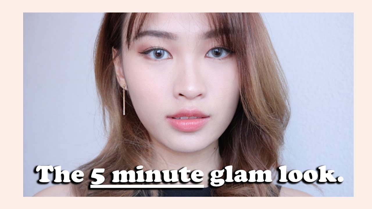 5-minute Glam Makeup Look