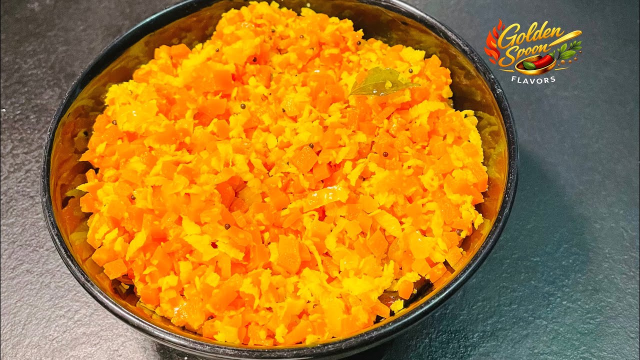 Quick & Healthy Carrot Thoran | Traditional Kerala Recipe