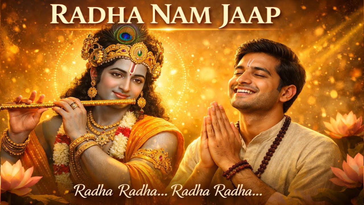 RADHA NAM JAAP 🙏 | Radha Radha Chanting | Peaceful Krishna Bhajan for Mind & Soul