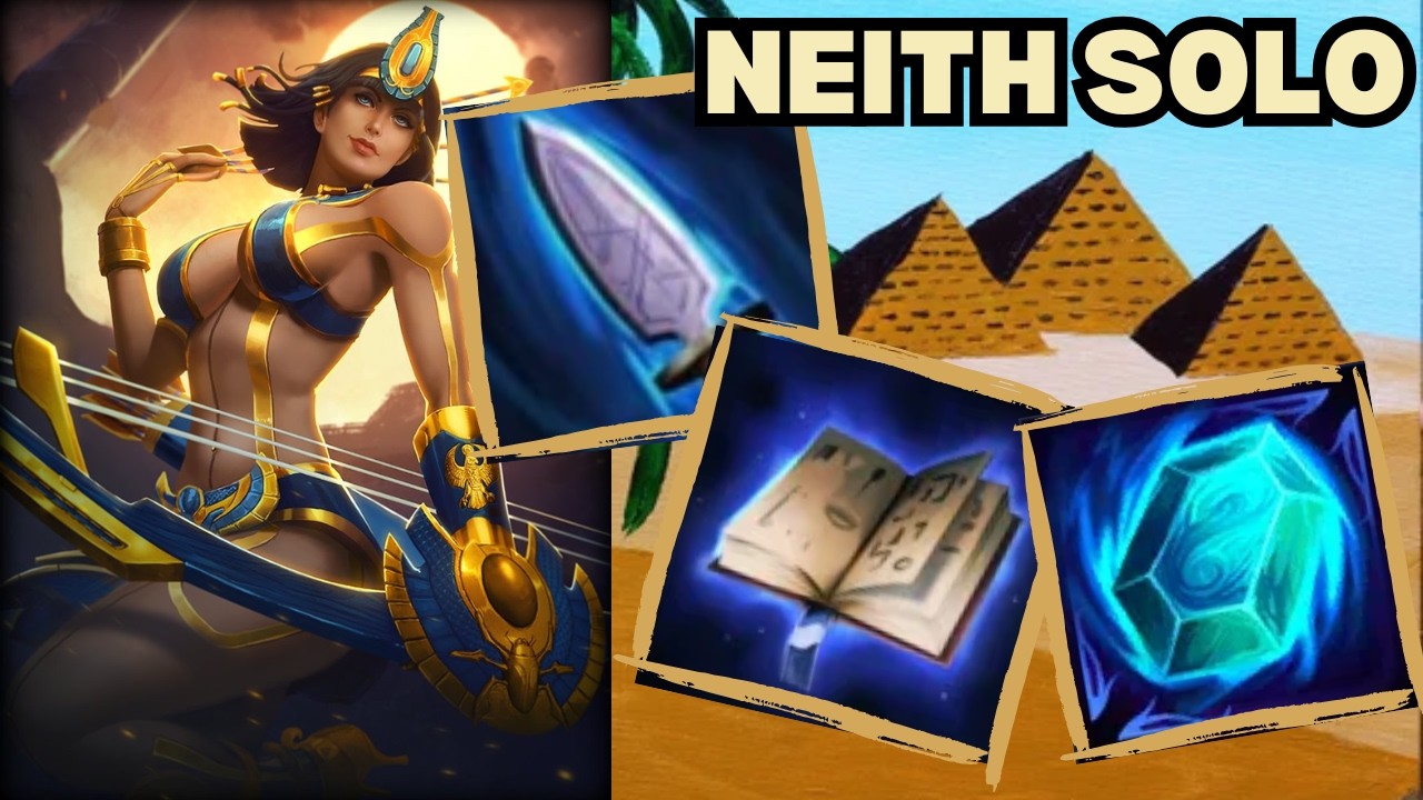 ОДИН ВЫСТРЕЛ!! - Геймплей Neith Solo Deity Smite 2