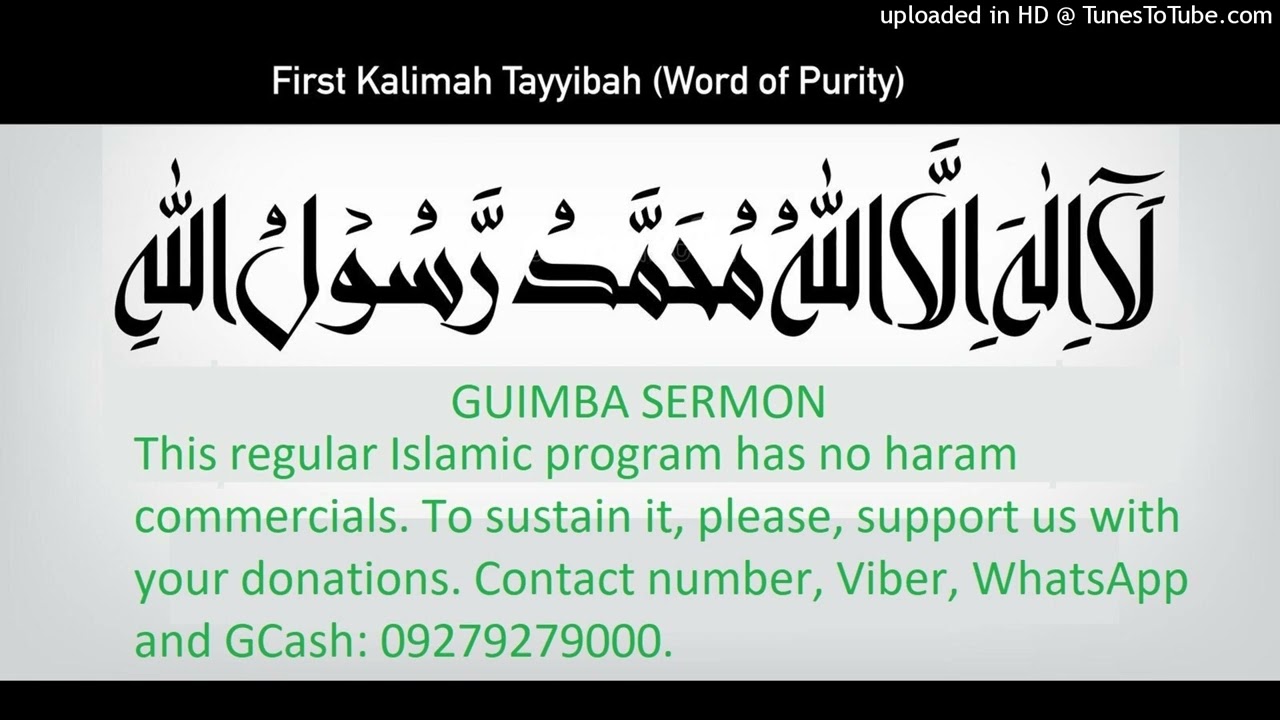 Tagalog Friday Sermon, NABUHAY NA MUSLIM AT MAMAMATAY NA MUSLIM, by Salem Guimba, Sunshine Mall, FTI