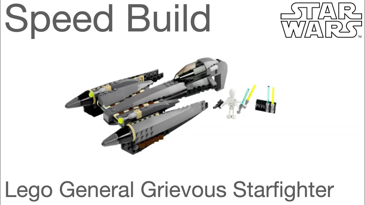 Lego 7656 General Grievous Starfighter - Speed Build