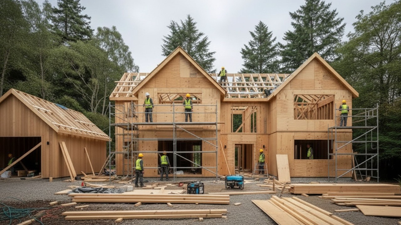 TURNING FOREST TREES INTO THE DREAM HOME SO MANY PEOPLE WANT.