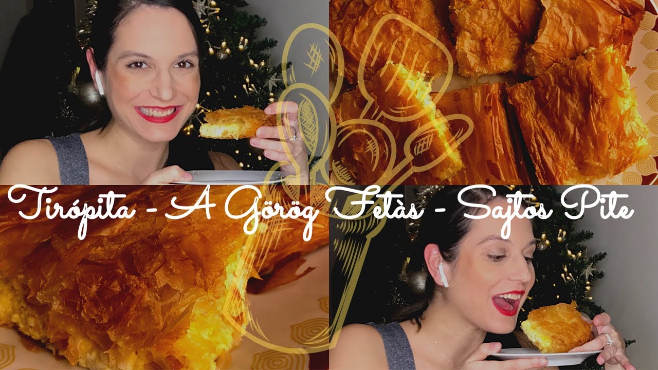 TIRÓPITA - Görög fetás-sajtos pite - Egy falat mennyország (rétes tészta verzió) | #Recept | MaryDia