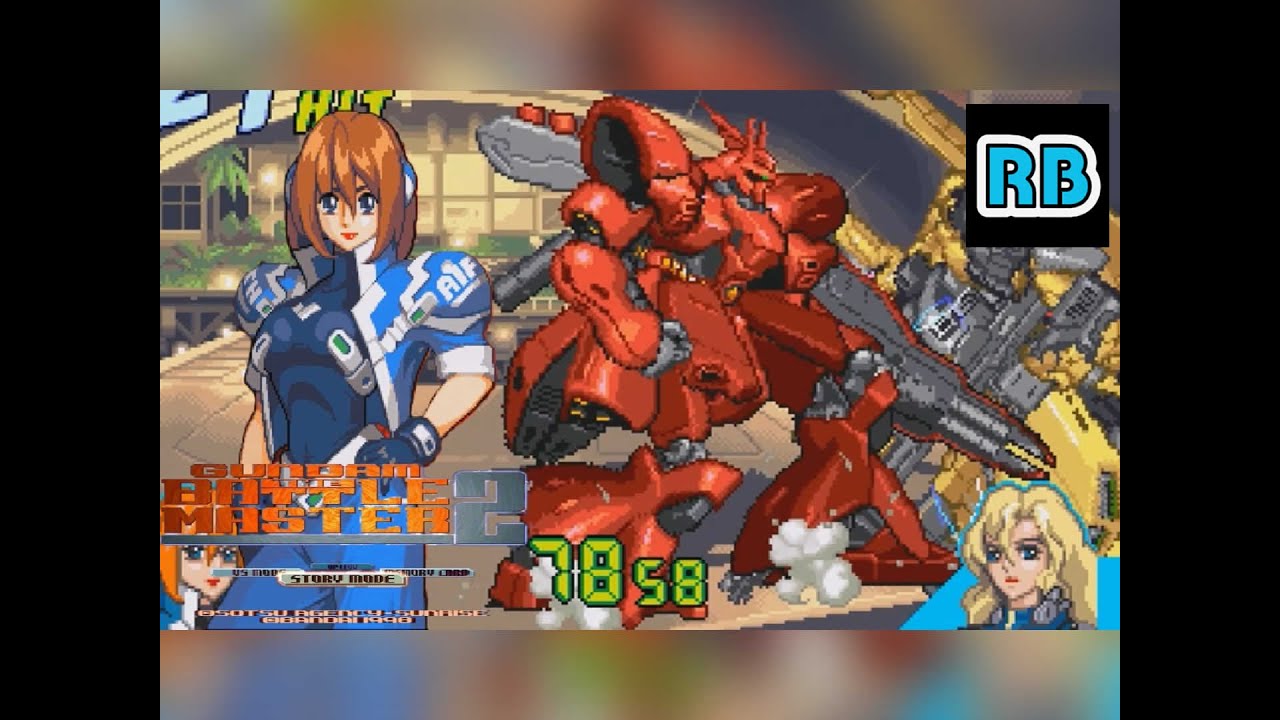 1998 [60fps] PS Gundam The Battle Master 2 Sazabi ALL
