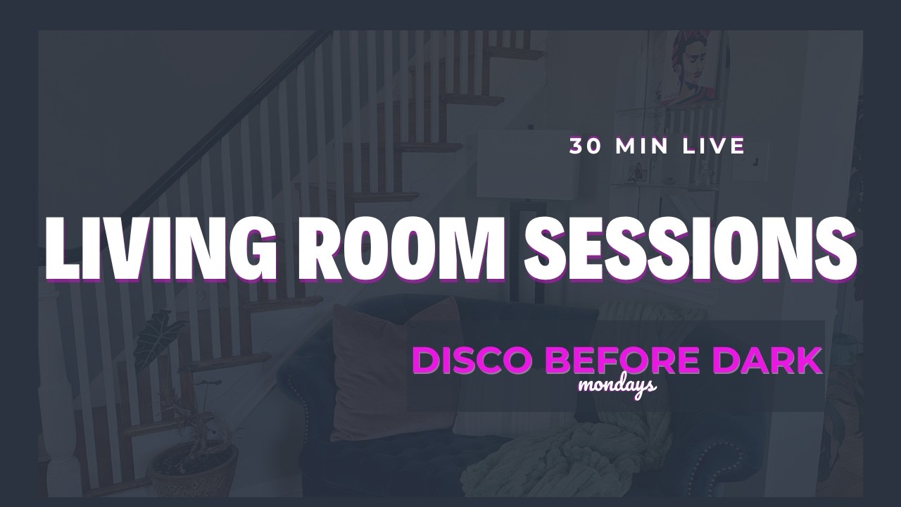 Living Room Sessions - Disco Before Dark (30-Min Live DJ Mix) | Robinette Jones