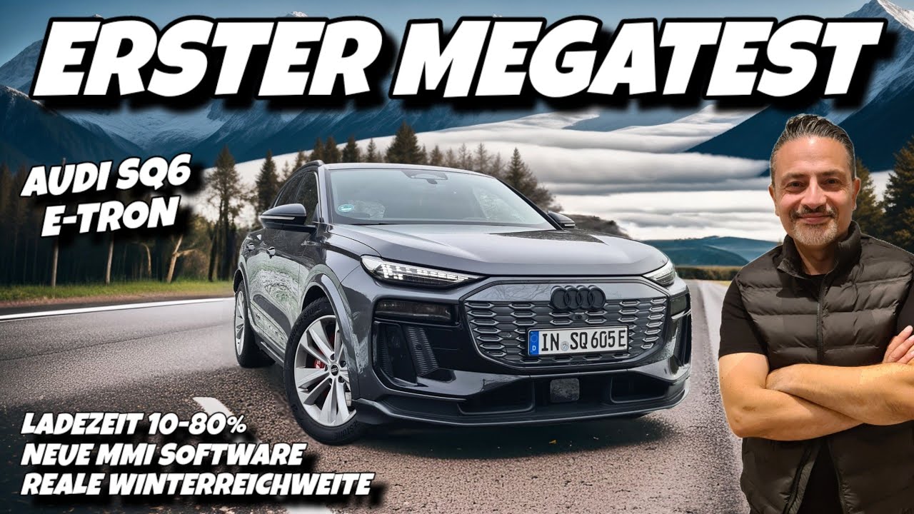 Der Porsche von Audi! Neuer Audi SQ6 e-tron erster Winter Megatest. Ladezeit Software uvm.
