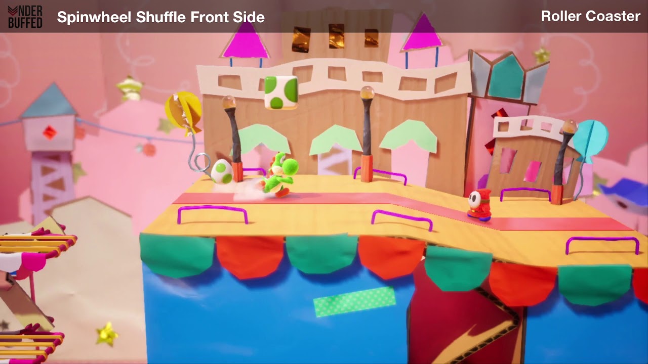 [Yoshi's Crafted World] Cardstock Carnival - Crafts (Spinwheel Shuffle, Haunted Mansion, Hoop Jump)