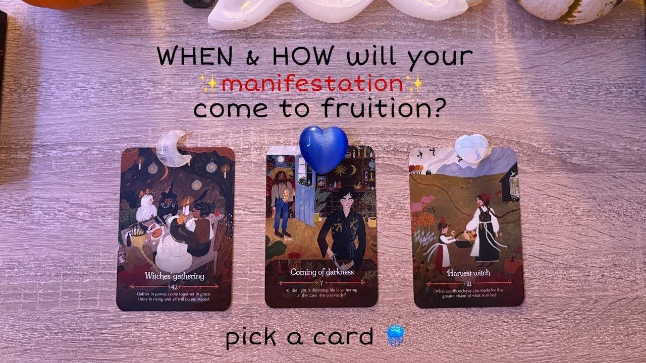 WHEN and HOW will your ✨ manifestation ✨ come to fruition? Pick a card Tarot Reading 🔮🔆