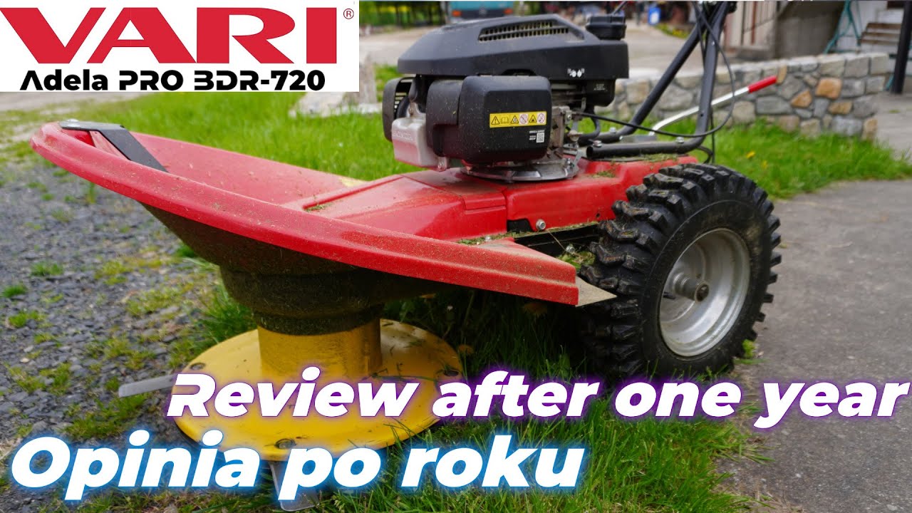 VARI Adela PRO - Мое мнение после года использования - Барабанная косилка BDR-720