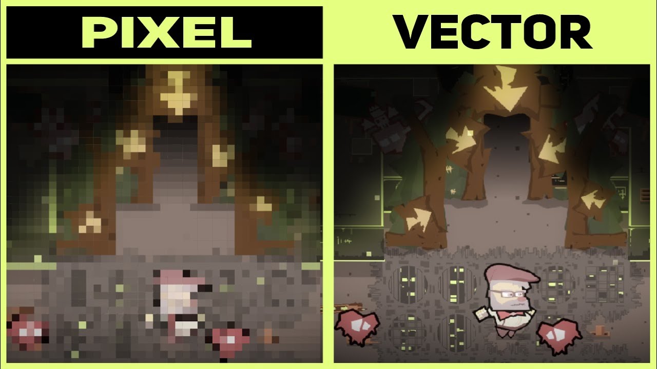 Pixelart is not the only way for a solo indie game developer!