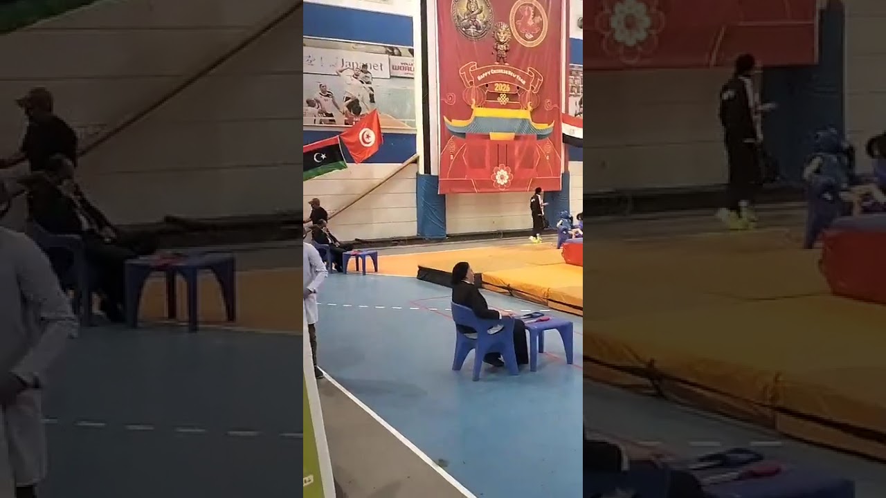 مباراة من بطولة إفريقيا للووشو كونغ فو التي أُقيمت في مصر 🇪🇬