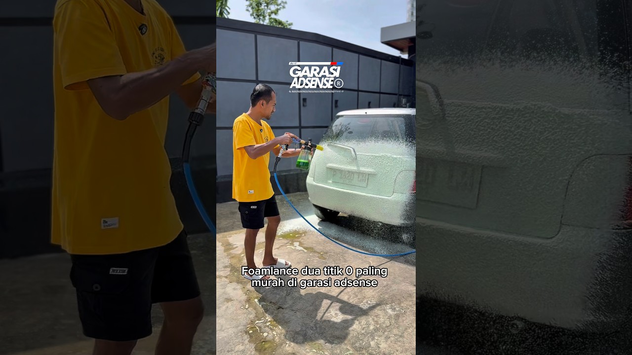 NYOBAIN FOAMLANCE TERMURAH DARI KODENKI YANG BISA MENGHASILKAN SALJU TEBAL UNTUK JET CLEANER 😍